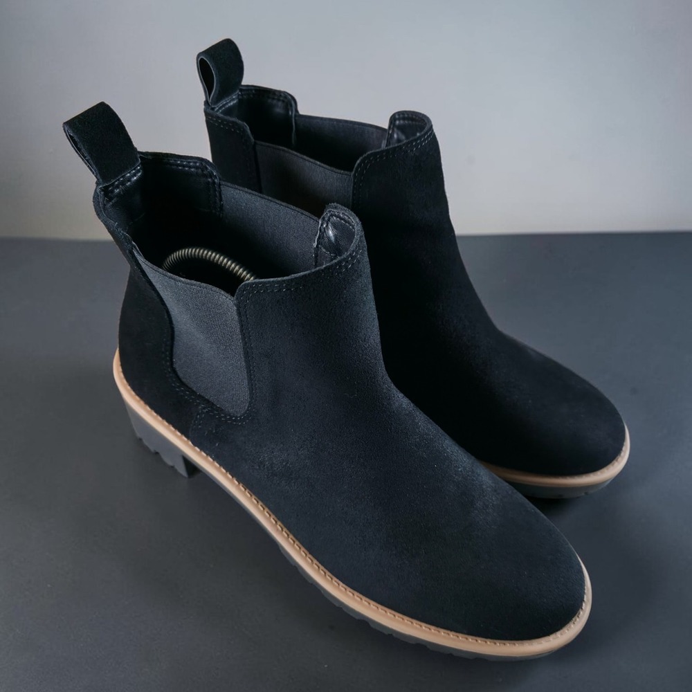 Blondo Boots Womens 11 M‎ Mayes Chelsea Waterproof Black Ankle Top B7145-015 New